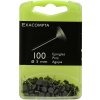 Flat head needles Ø 5 mm 100 pieces grey