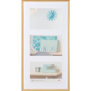 Gallery frame 3x 13x18 cm - gold - New Lifestyle