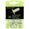 pushpins blister pack 25 pieces white 7 mm