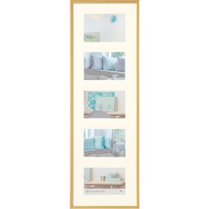 New Lifestyle gallery frame - 5x 10x15 cm - gold