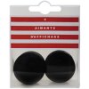 Box of 4 pieces magnets, Ø32mm Black