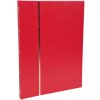 Stamp album 32 black sides 16,5x22,5 cm red