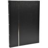 Stamp album 48 black sides 22,5x30,5 cm black