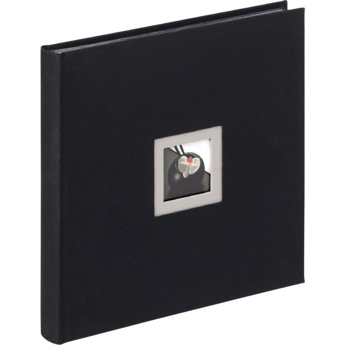 Walther Photo album BLACK WHITE black 30x30 cm 50 black sides