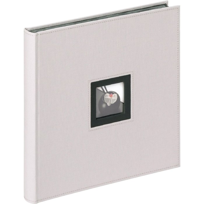 Walther Photo album BLACK WHITE grey 30x30 cm 50 black sides