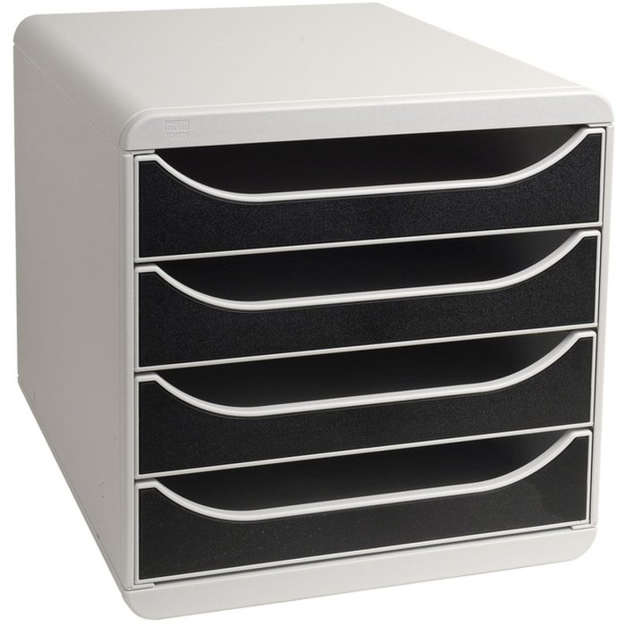 Big-Box Classic light gray - black Drawer