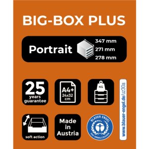 Big Box Plus Classic black Schubladenbox