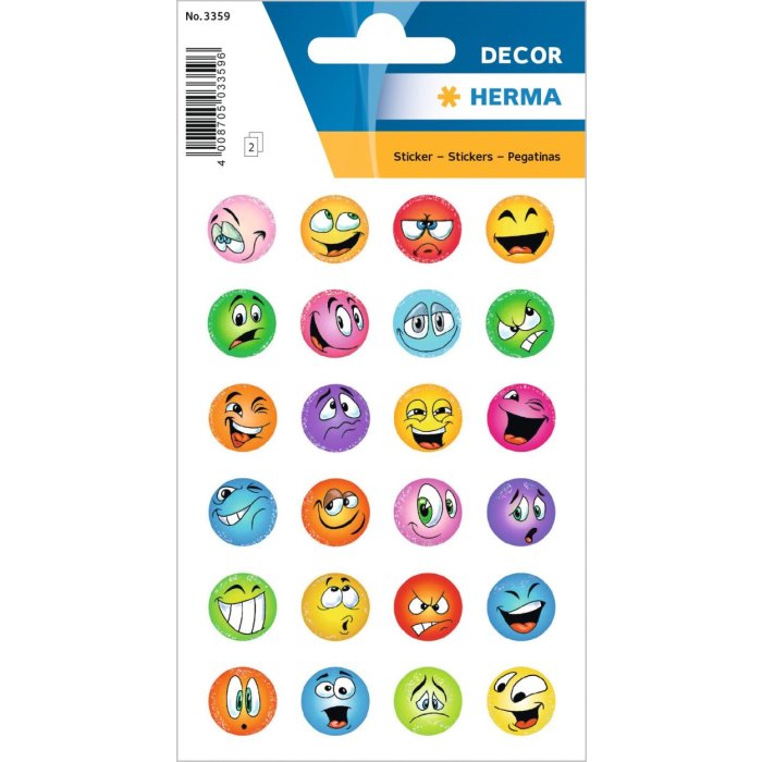 HERMA Stickers "Smily" DECOR - reward