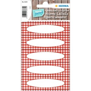 Self adhesive labels "Chequer" DECOR