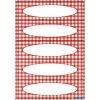 Self adhesive labels "Chequer" DECOR