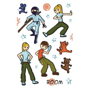 Stickers "Martial Arts", self adhesive - MAGIC