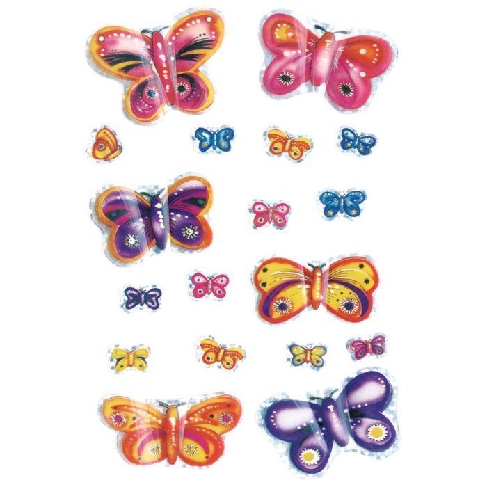 Stickers "Enchanting Butterfly" - MAGIC, self adhesive