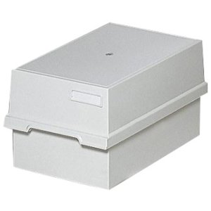 Card index for 1000 index cards A4 light gray