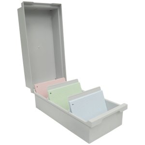 Index card box for 500 index cards A6 K light gray