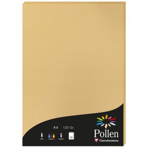 A4 pollen paper 120g 50 sheets caramel