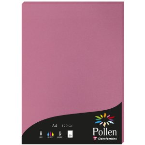 50 sheets of paper pollen, DIN A4, 120g hydrangea pink