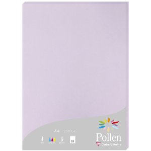 25 sheets of paper pollen, A4, 210g Wistaria