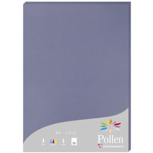 25 sheets of paper pollen, A4, 210g forget-me-not blue