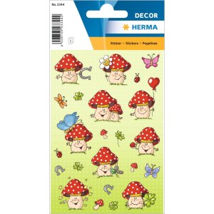 Stickers "Happy Toadstool" DECOR, self adhesive