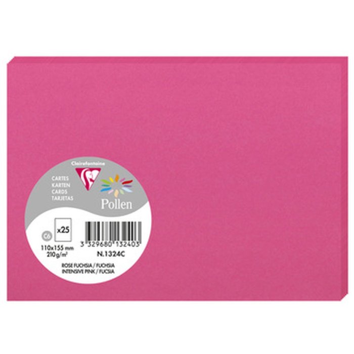 Card C6 Pollen 210g fuchsia