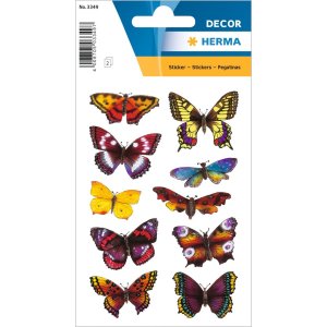 Stickers "Colourful Butterflies" DECOR, self...