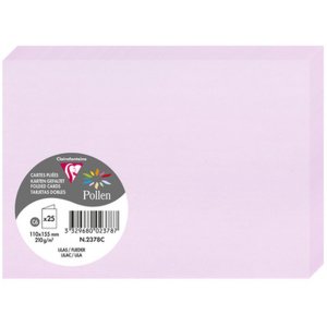 Card C6 Double 210g lilac