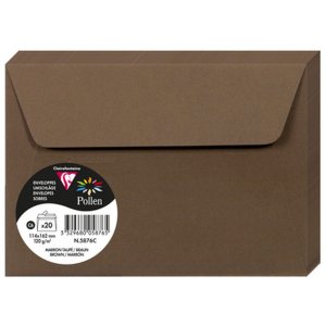 Envelope c6 pollen 120g brown