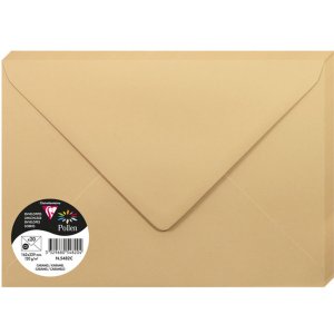 Pack 20 envelopes pollen, c5 162x229mm, 120g caramel