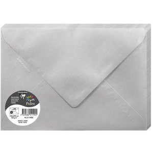 Envelope c5 pollen 120g silver 20 pieces pack