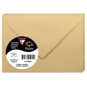 20 envelope pollen 75x100 mm ramel 120g