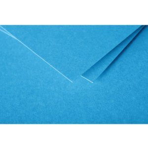 Pack 25 cards pollen, 135x135mm, 210g turquoise