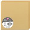 pack with 25 double cards 135x135 caramel