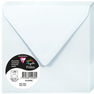 20 envelope pollen 140x140 mm  blau 120g