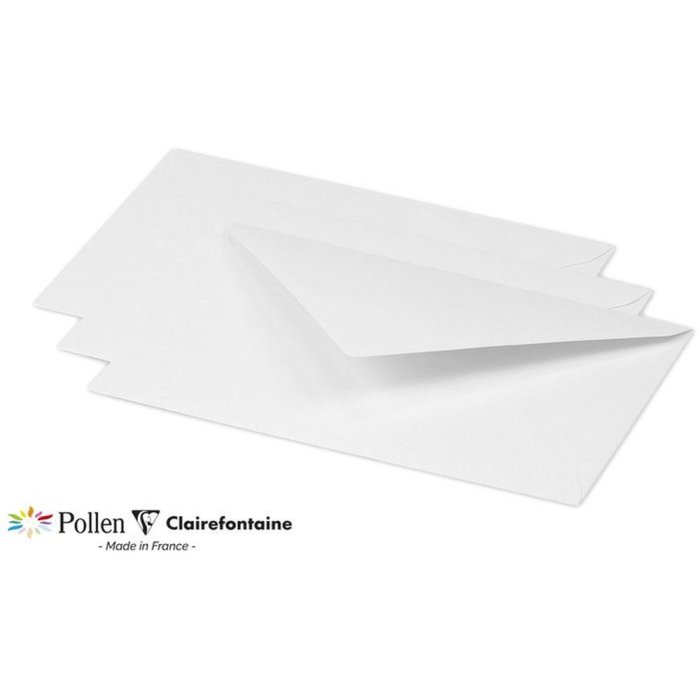 20 envelope pollen 135x210 mm weiss 120g