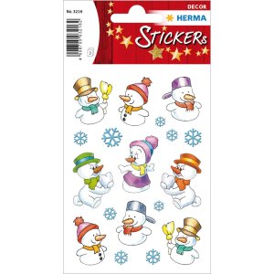 Stickers "Jolly Snowman" - DECOR, self adhesive