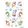 Stickers "Jolly Snowman" - DECOR, self adhesive