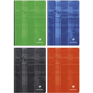 Notebook Clairefontaine A4 - 96 sheets, 90g, checkered - Assorted