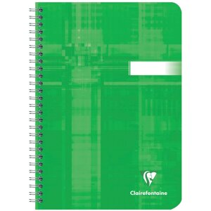 Spiral book Clairefontaine, DIN A5 14,8x21cm, 90 sheets, 90g, checkered