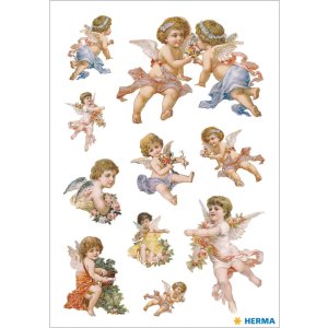 Nostalgic stickers "Angels" - slef adhesive,...