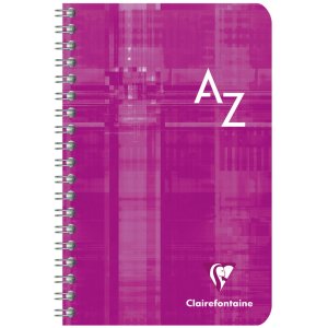 Register book 11x17cm, 50 sheets, 90g, checkered