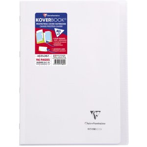 Koverbook PP Clairefontaine, A4, 48 sheets, 90g, checkered