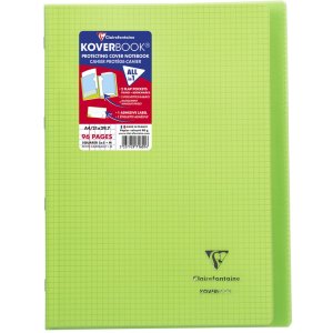 Koverbook PP Clairefontaine, A4, 48 sheets, 90g, checkered