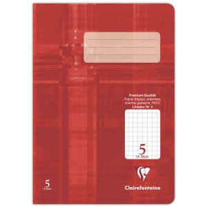 Clairefontaine exercise book A5 plaid 16 sheets