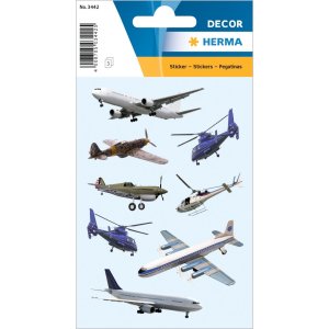 HERMA decorative labels "Airplanes &...