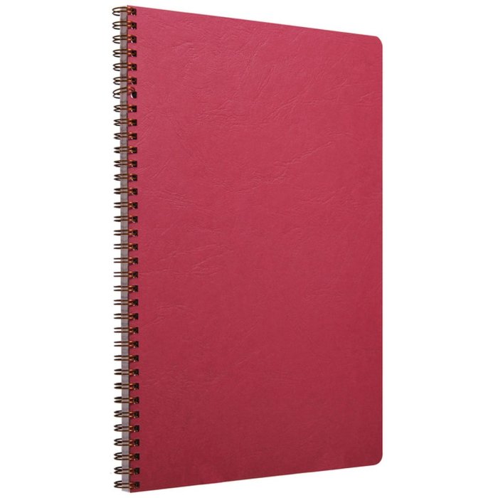 Spiral booklet Age Bag, DIN A4 21x29,7cm, 50 sheets, 90g, checkered cherry red