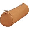 zipper pencil case 21x6 cm light brown