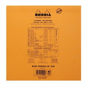 Block Le Carré square Rhodia, 5,2x7,5 cm, 80 sheets, checkered