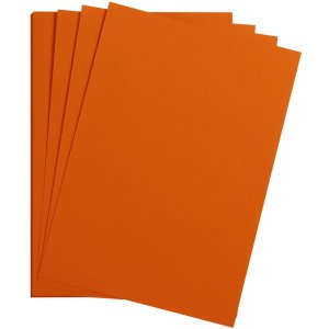 25 sheets of clay paper a4 red-orange