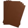 25 sheets of clay paper a4 dark brown