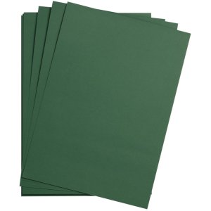 25 sheets of clay paper a4 fir green